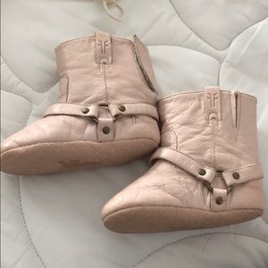 Frye rose gold size 4 boots